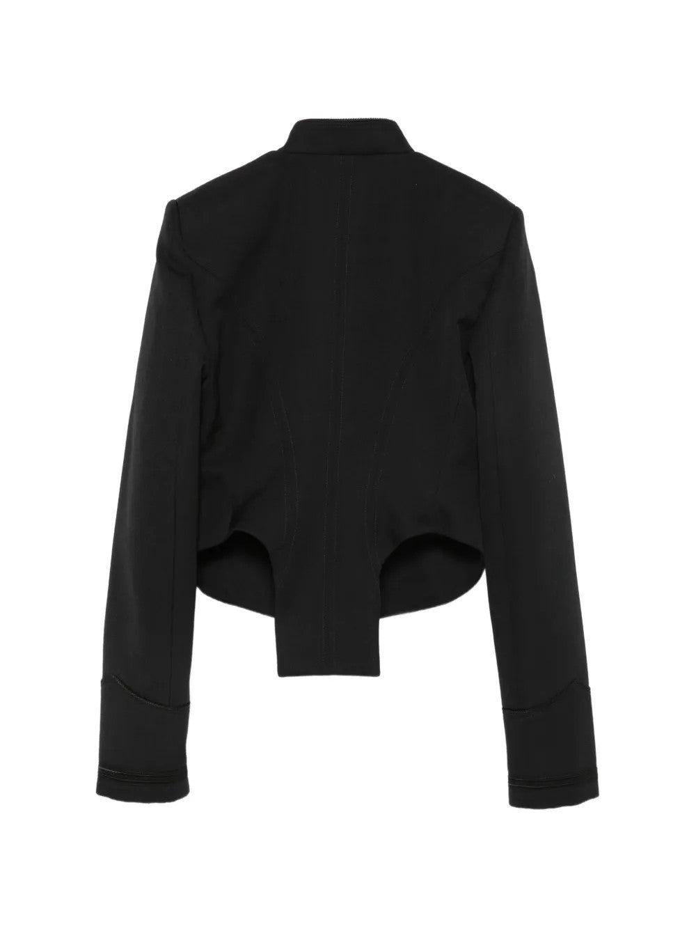 Black jacket, front view