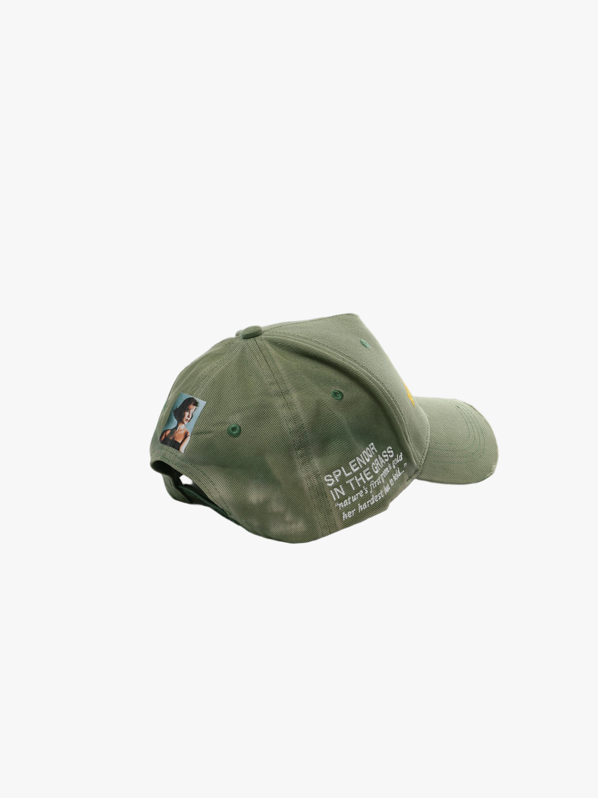 Green Hat , back view