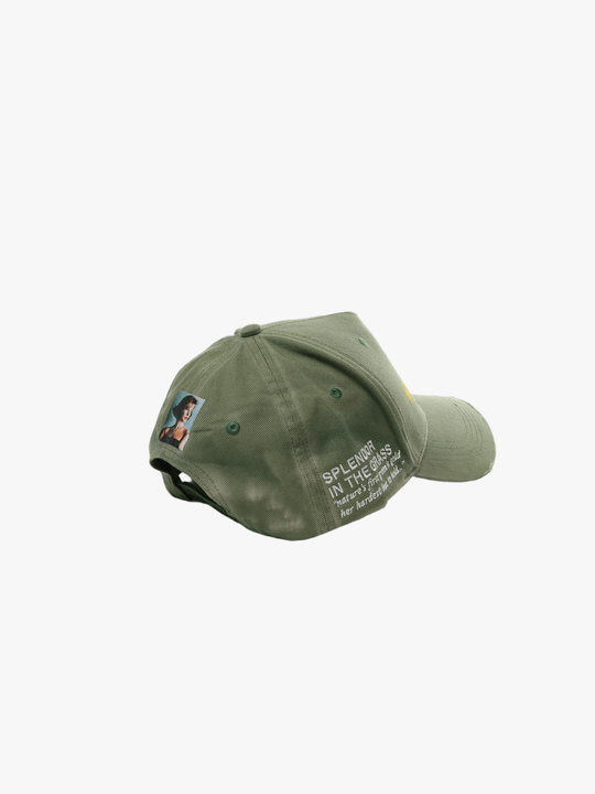 Green Hat , back view