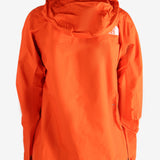 Orange jackets-coats worn by a person, showing the fit