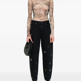 Tan top, full body view