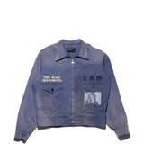 Blue jacket, front view