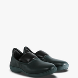 Green shoes, front view