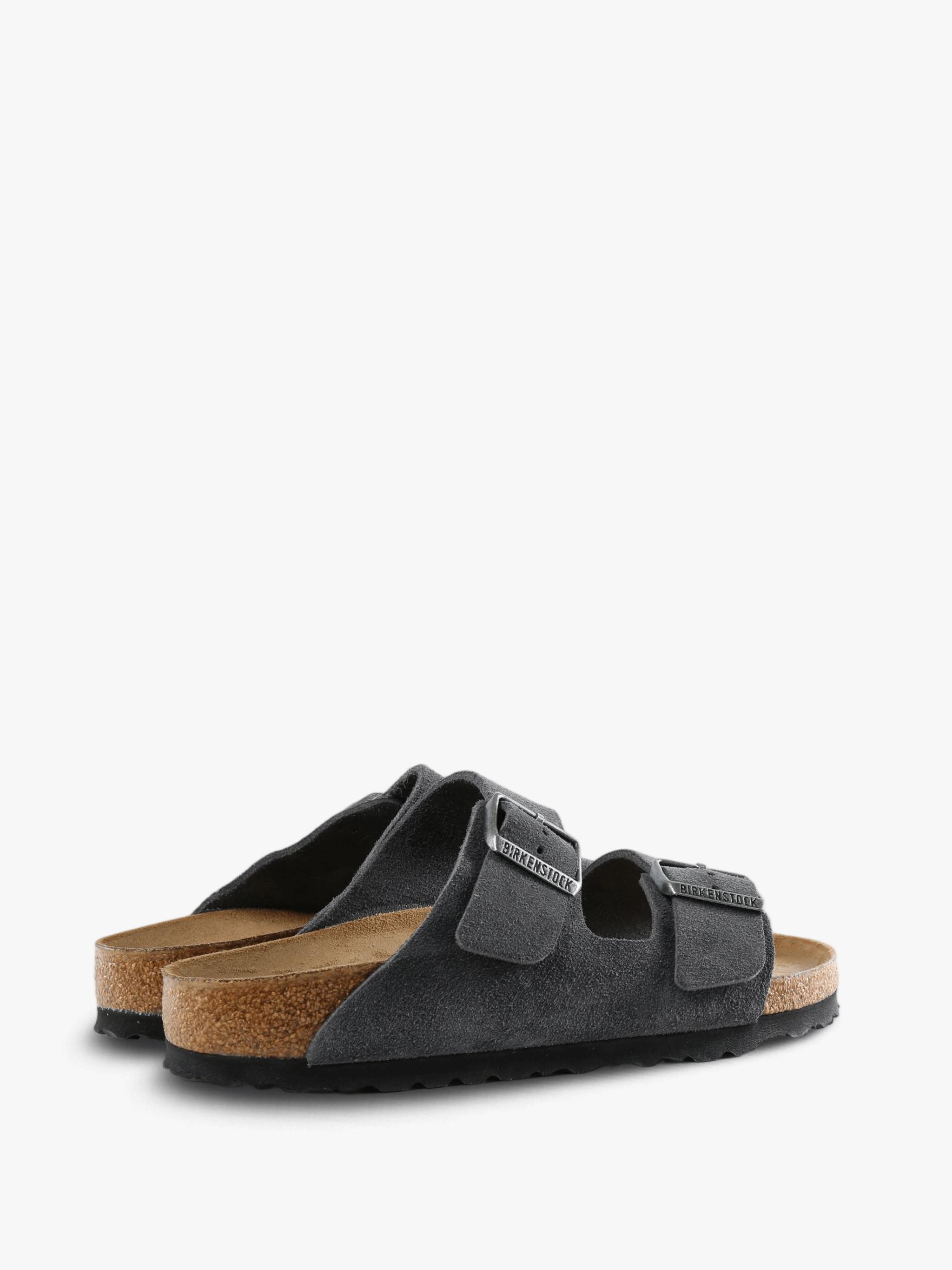 Black sandals, side view