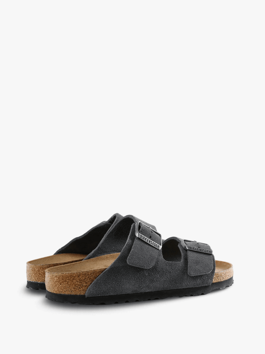 Black sandals, side view
