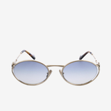 Blue eyewear, front view