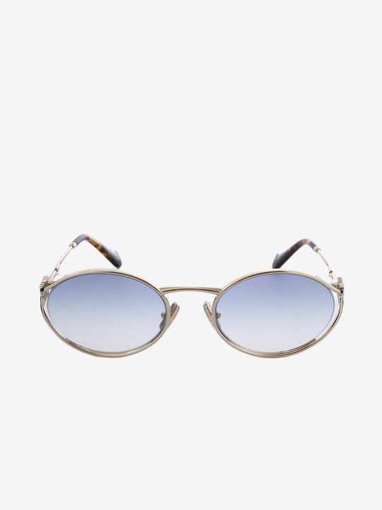 Blue eyewear, front view