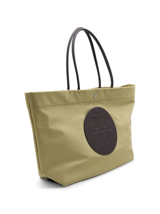 Tan bag, front view