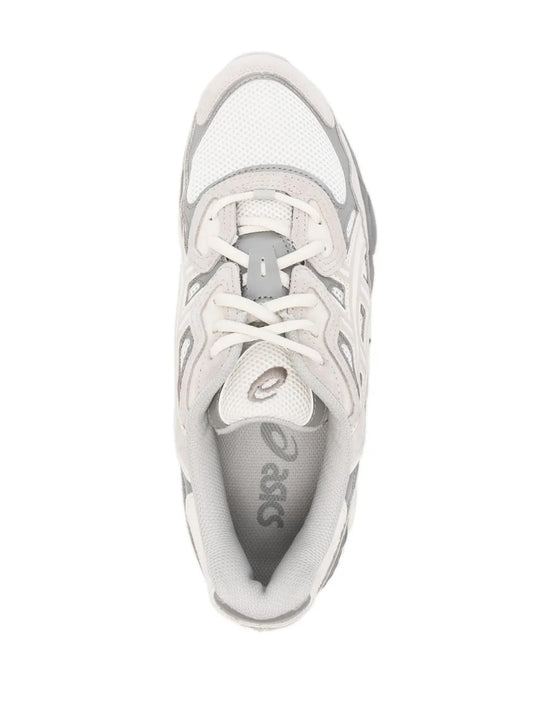 White sneakers, top view