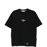 Black t-shirts, front view
