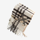 Tan scarves, front view