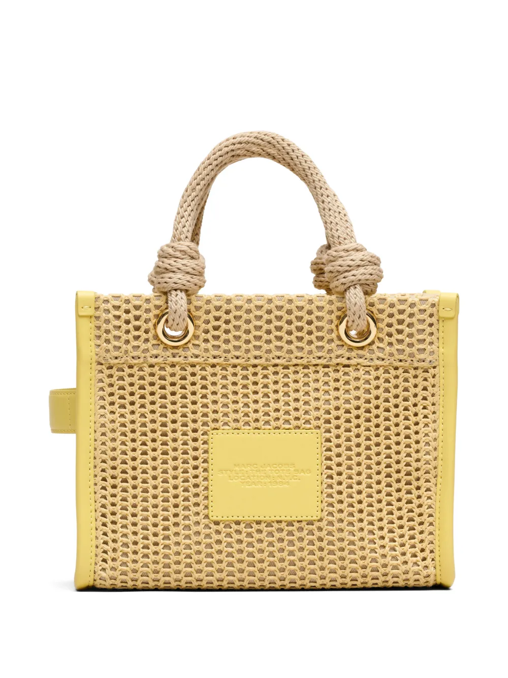 Yellow bag, front view