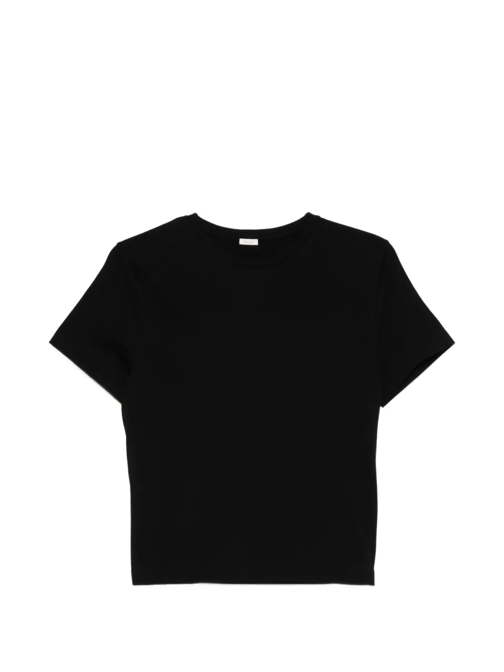 Black t-shirt, front view