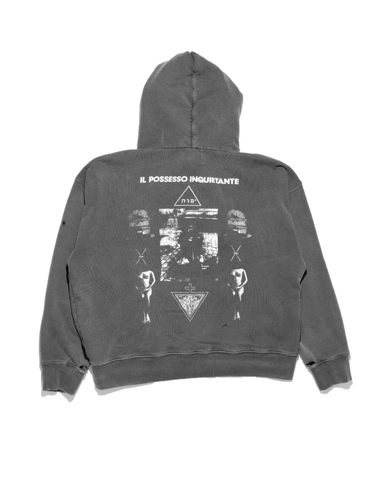 Black hoodies,back view