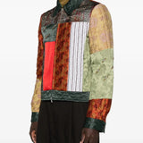 DRIES VAN NOTEN - Men Multicolor Patchwork Jacket