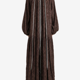 Brown dress, front view