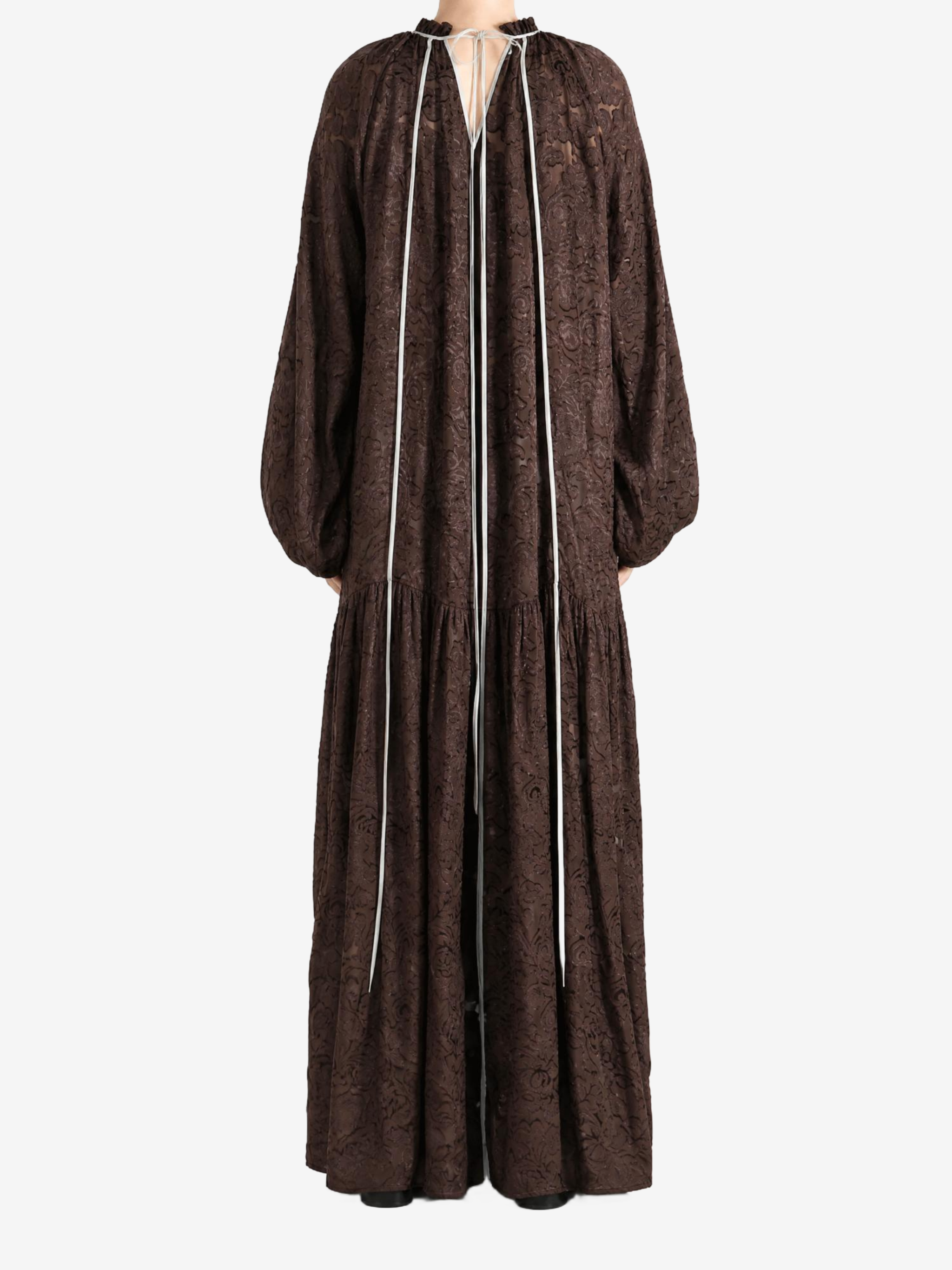 Brown dress, front view