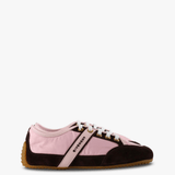 Pink shoes, side view