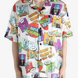 White shirt, worn by a person, showing the shirts's fit