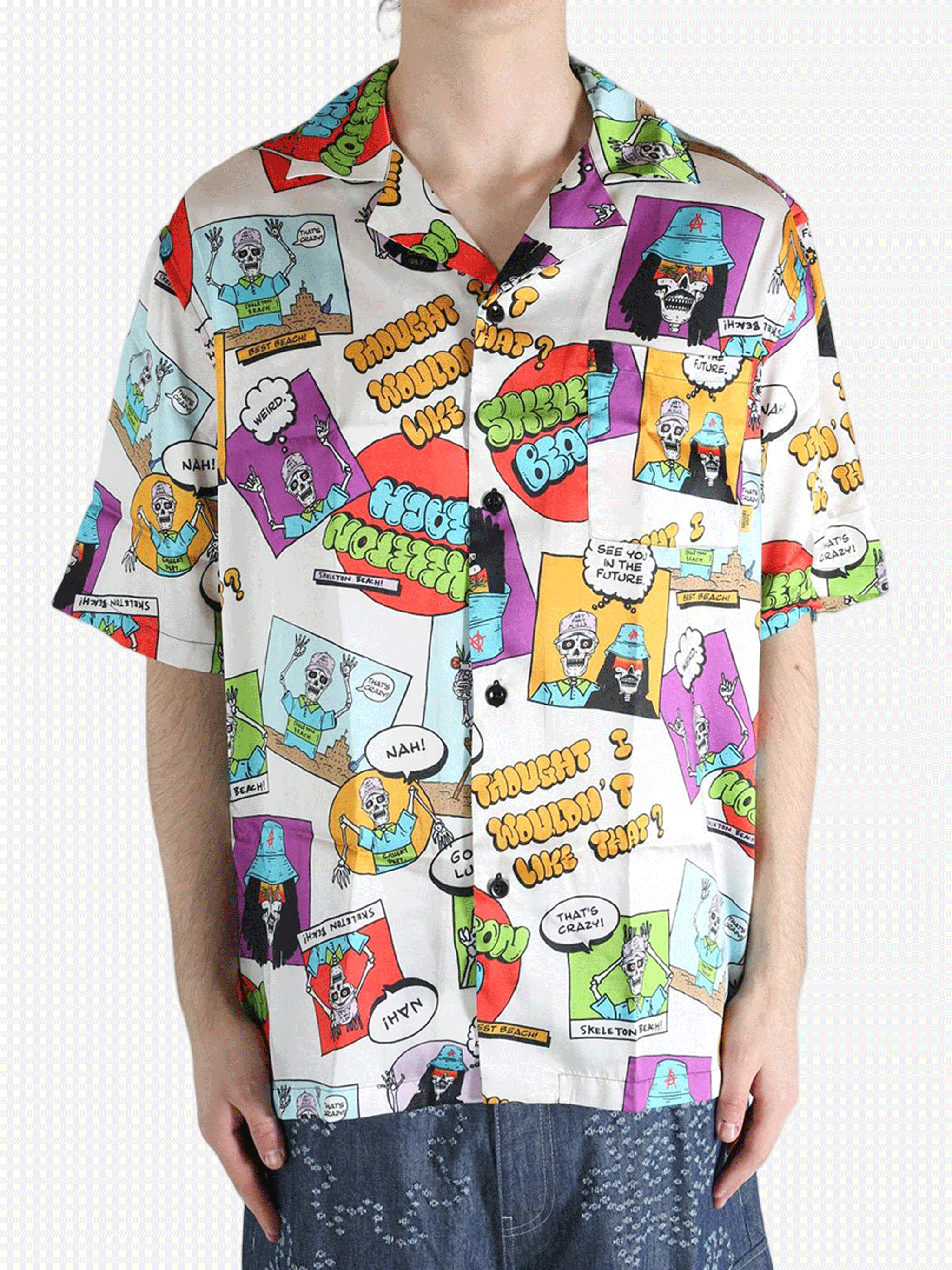 White shirt, worn by a person, showing the shirts's fit