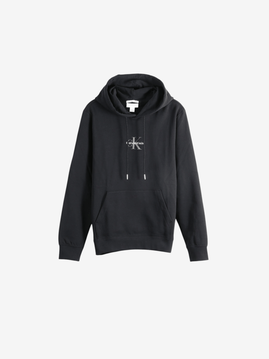 Black hoodie, front view