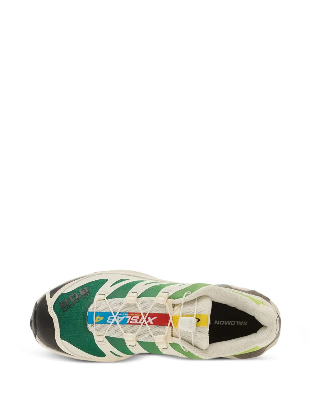 Green shoes, side view