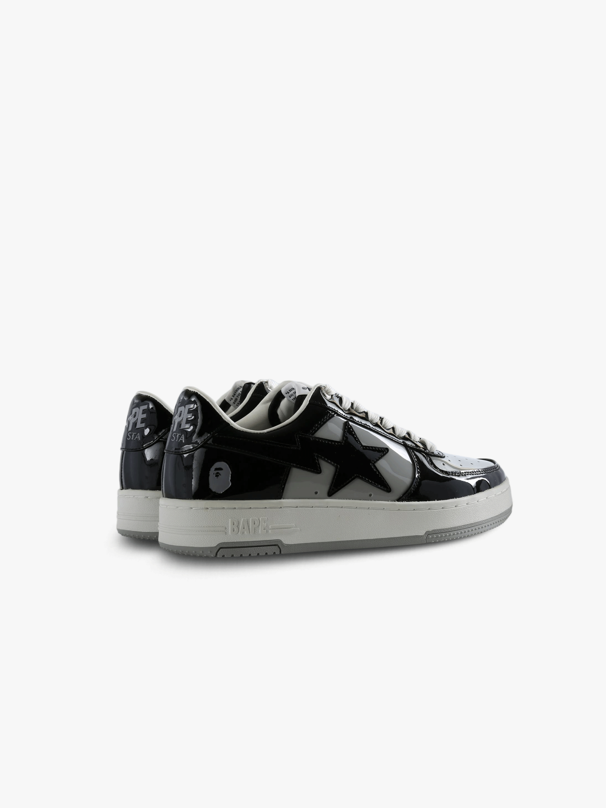 Black shoes, side view