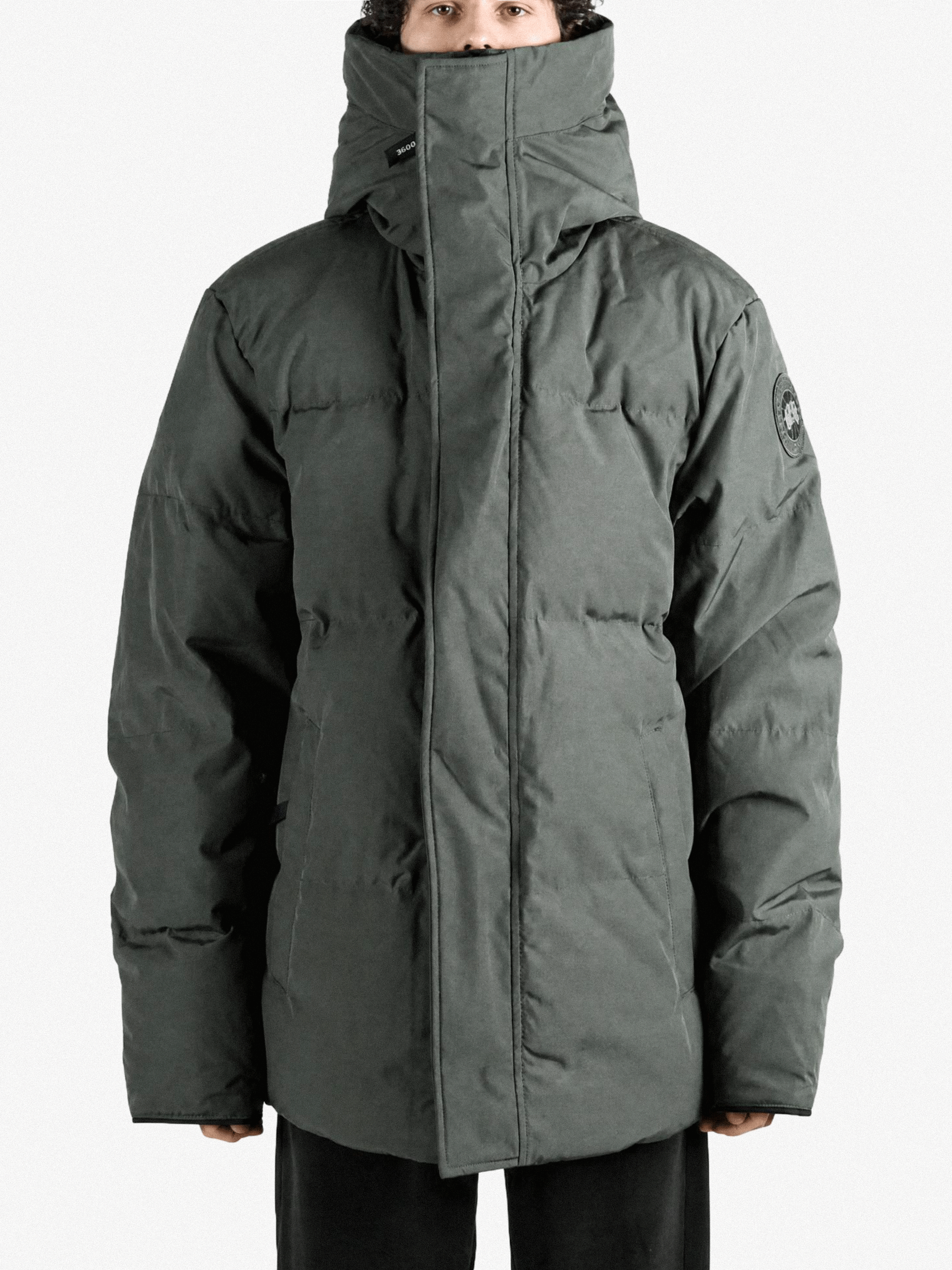 Black jacket, front view