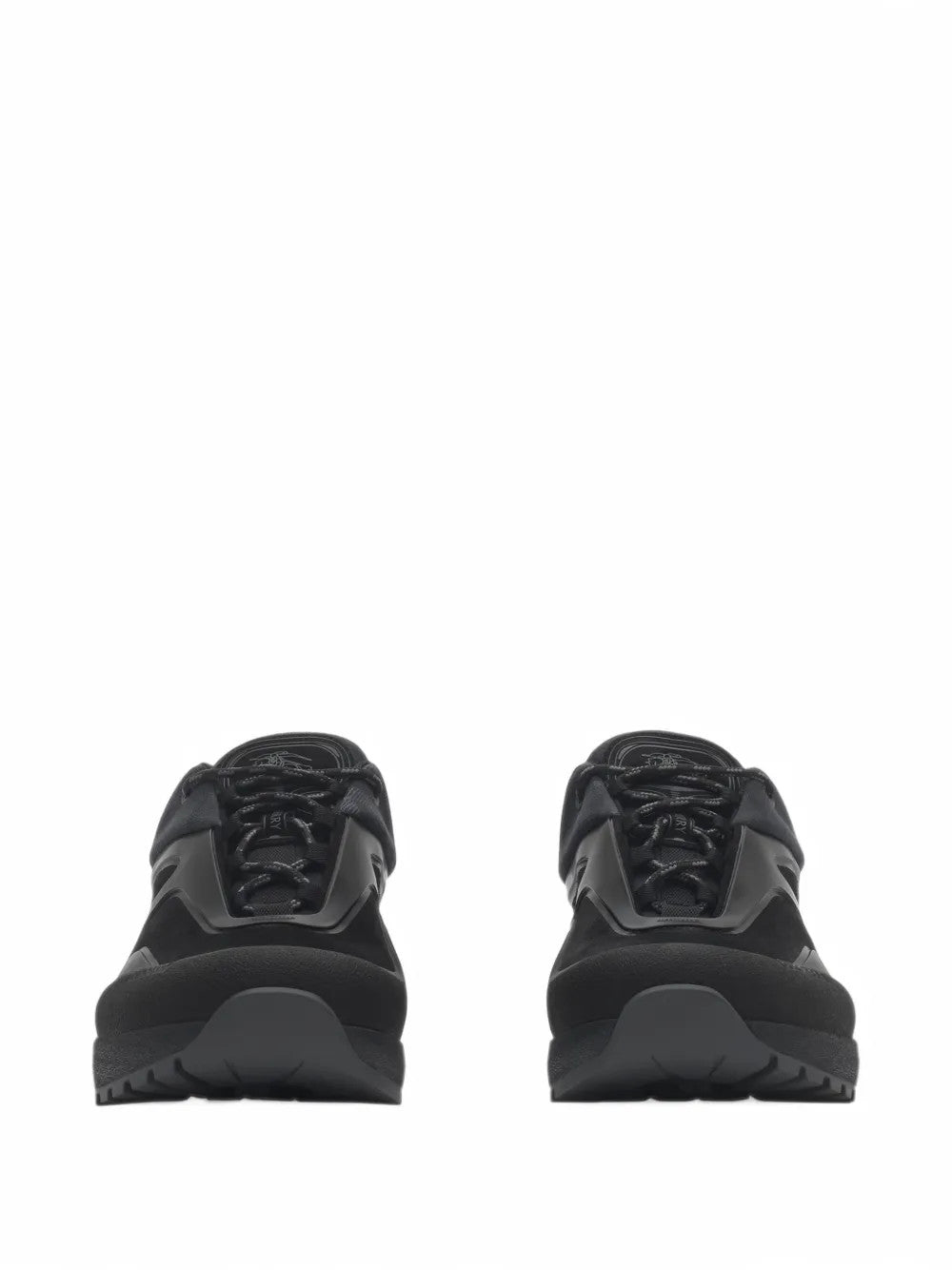 Black shoes, front view