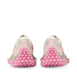 Pink shoes, back view