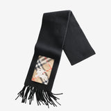 Black scarf, front view
