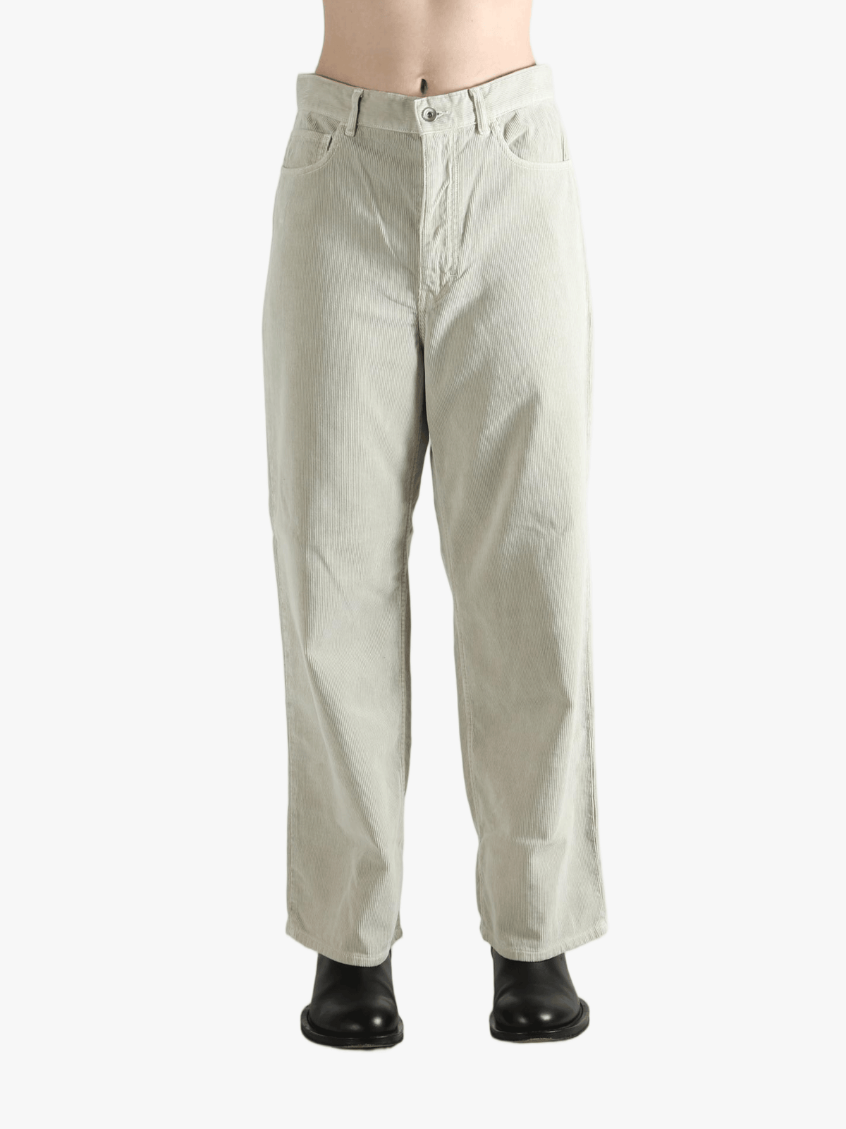 AURALEE - Women Garment-Dyed Finx Corduroy 5P Wide Pants – Atelier