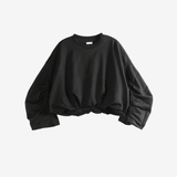 Black sweater, front view