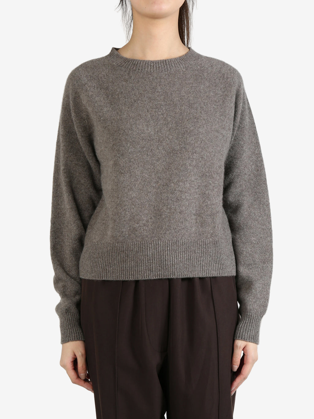 MARGARET HOWELL - Women Short Classic Crew Neck Cashmere