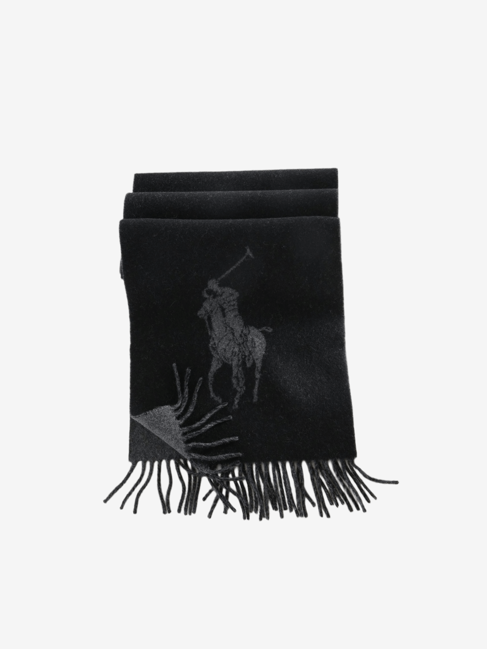 Black scarf, front view