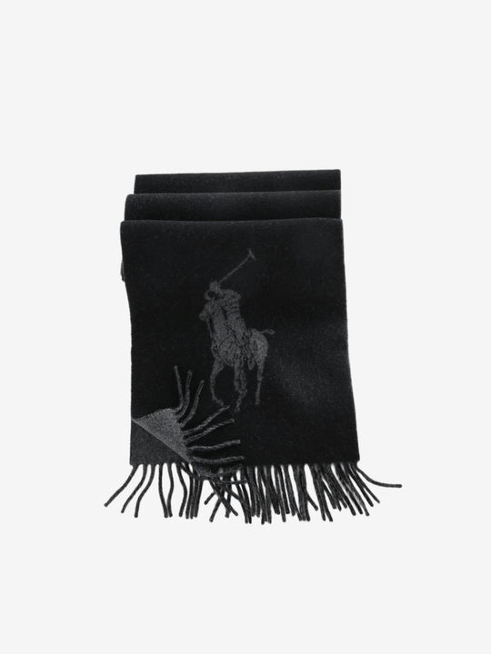 Black scarf, front view