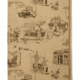 Tan scarf, front view