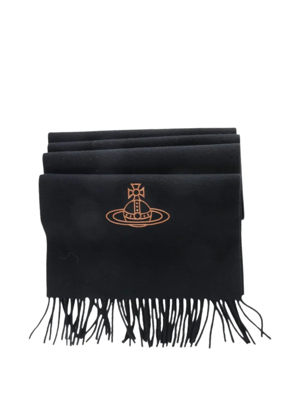 Black scarf, front view