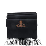 Black scarf, front view