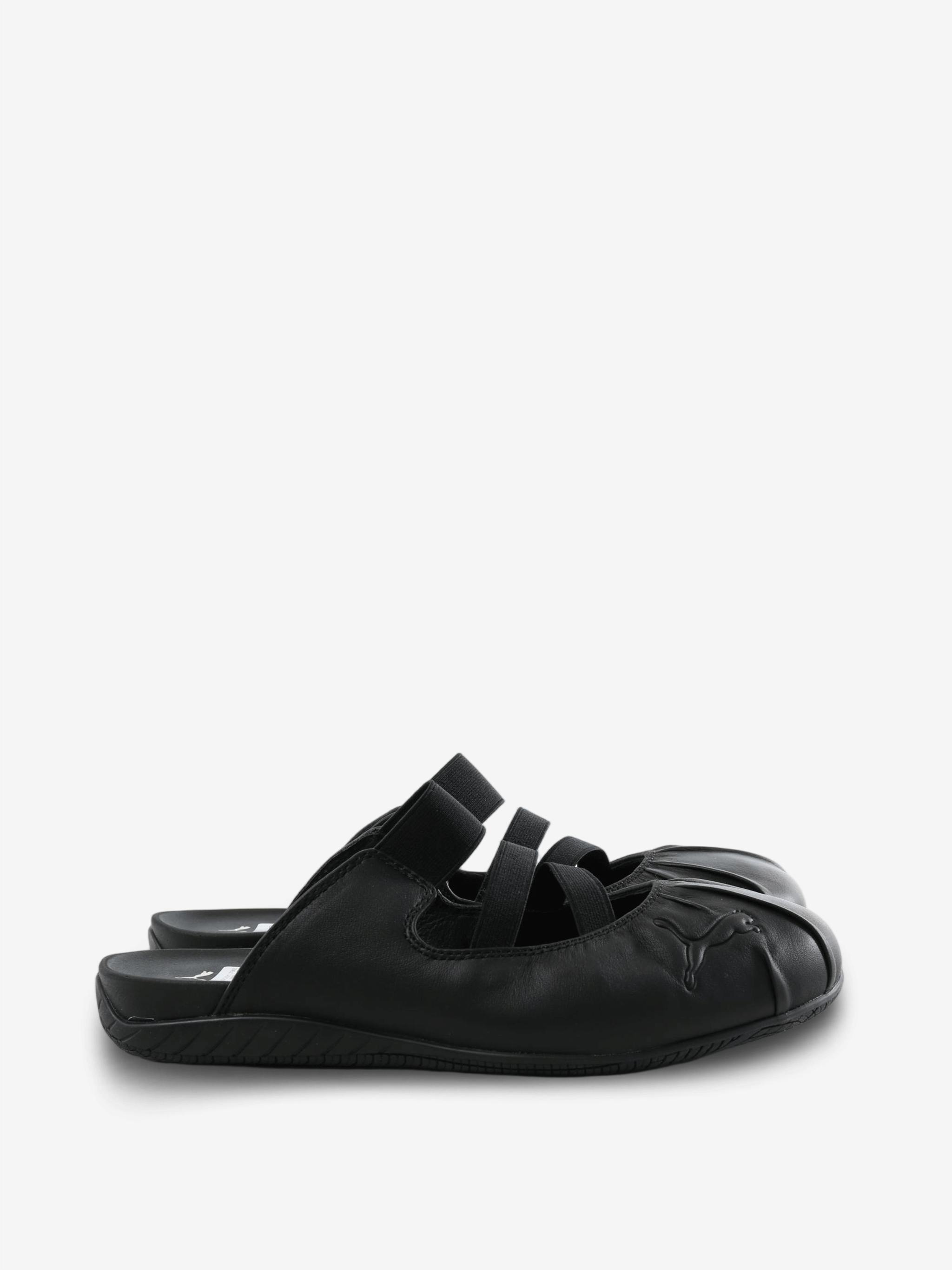 Black shoes, side view
