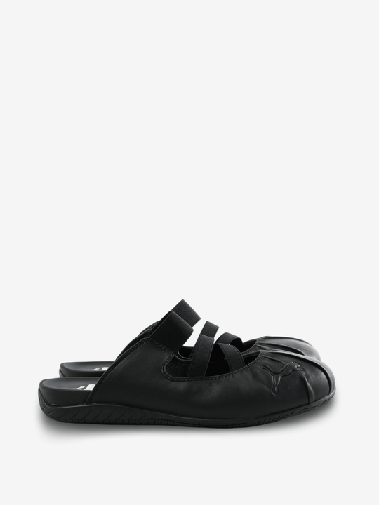 Black shoes, side view