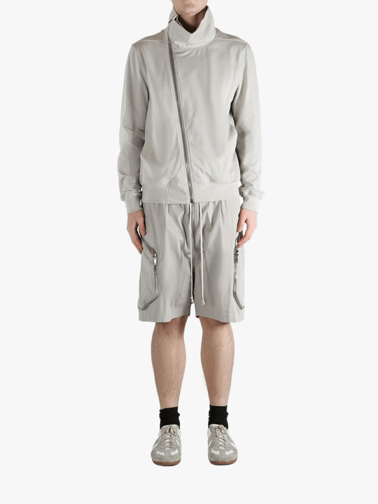 Grey t-shirts, full body view