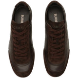 Brown sneaker, side view