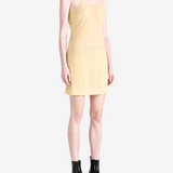 Yellow dress, full body view