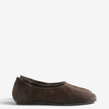 Brown shoes, side view