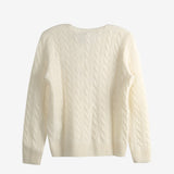 WHite Pullover，back view