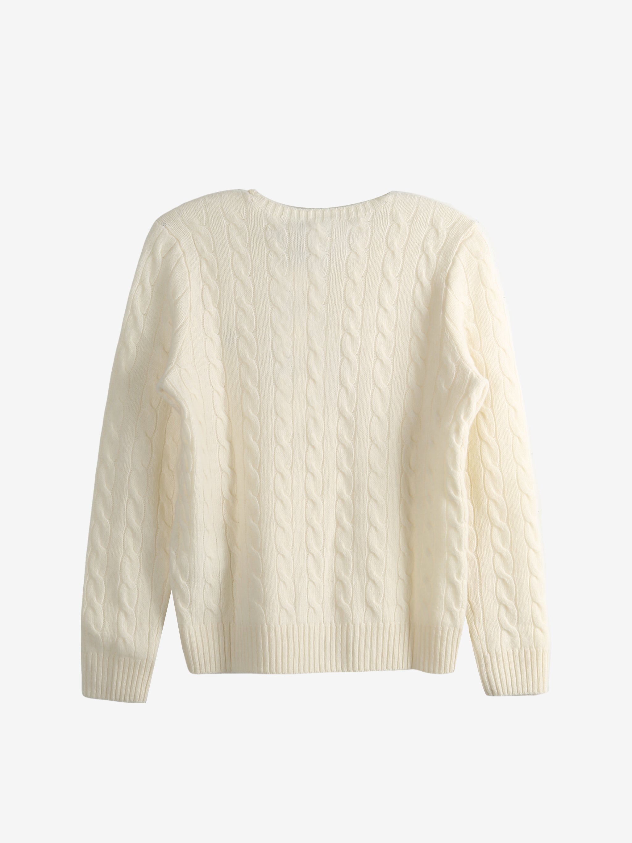 WHite Pullover，back view