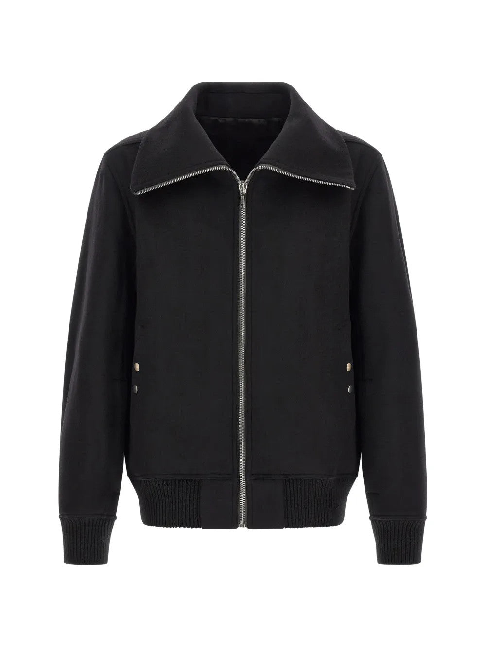 Black jacket, front view
