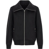 Black jacket, front view