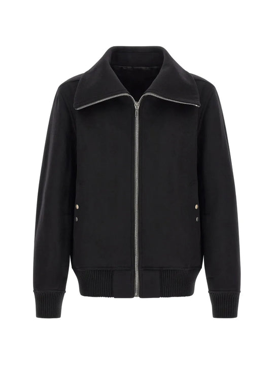 Black jacket, front view